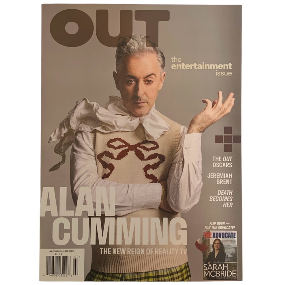 Out The Advocate Magazine January February 2025 Alan Cumming Sarah McBride Flip